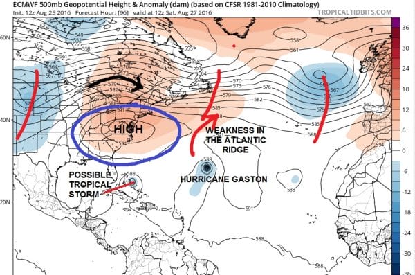 gaston Tropical Storms Model Analysis