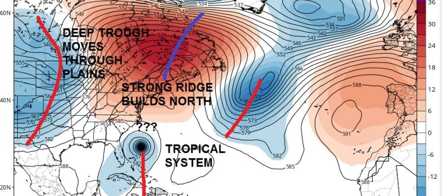 gfs model tropical storm