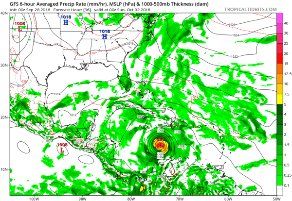 gfs model tropical storm
