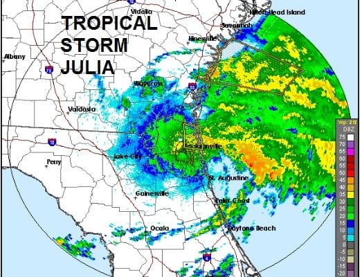 tropical storm julia