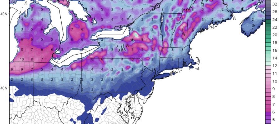 gfs snow