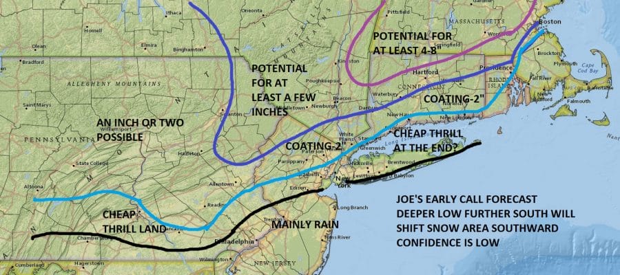 snow near record highs