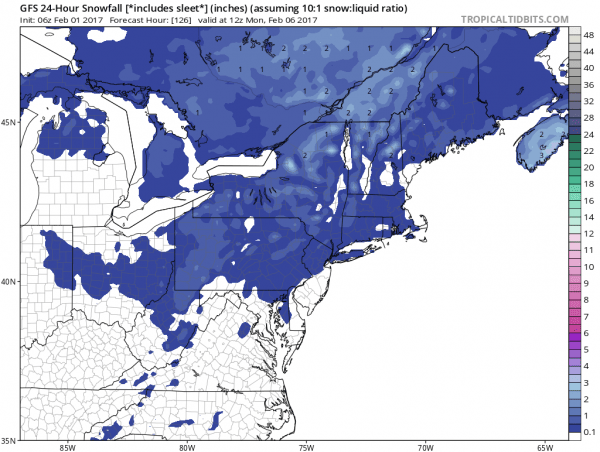 super bowl sunday snow