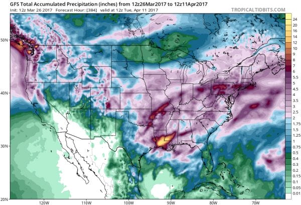 spring weather pattern