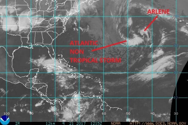 tropical storm arlene