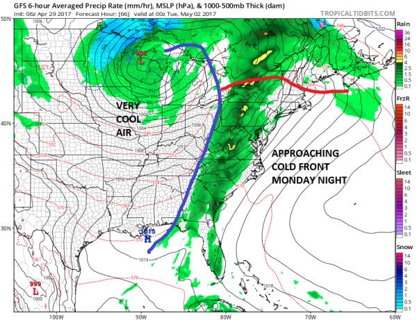 thunderstorms cooler ai