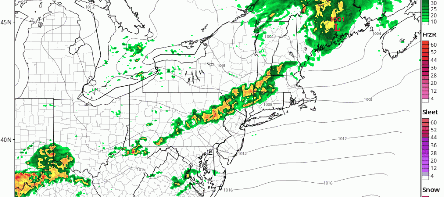 thunderstorms moving