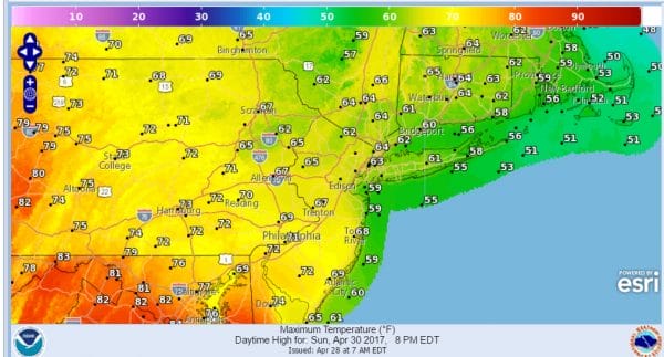 sunshine developing thunderstorms