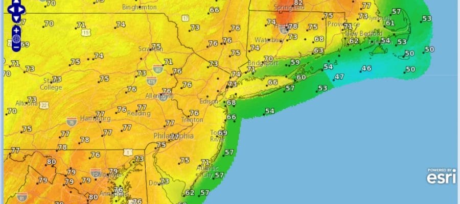 showers weekend weather