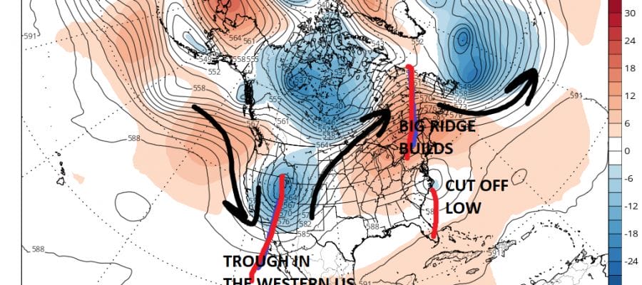 summer pattern rain moving northeast