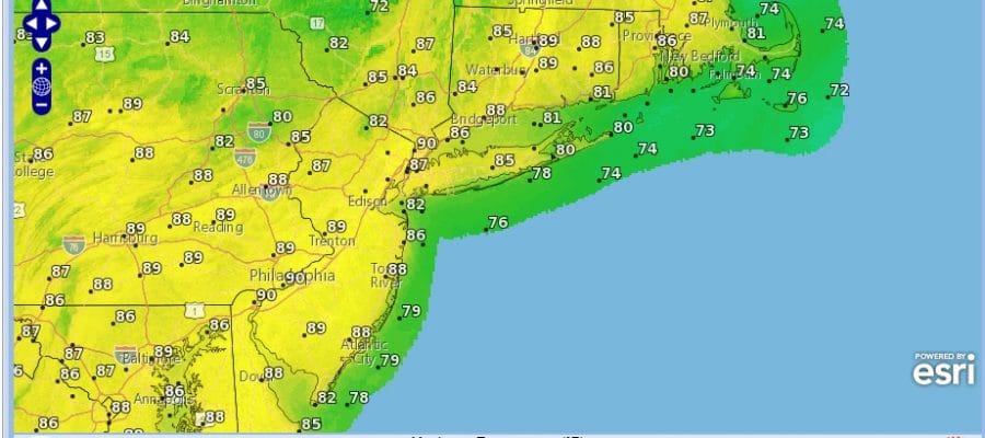 warm more humid