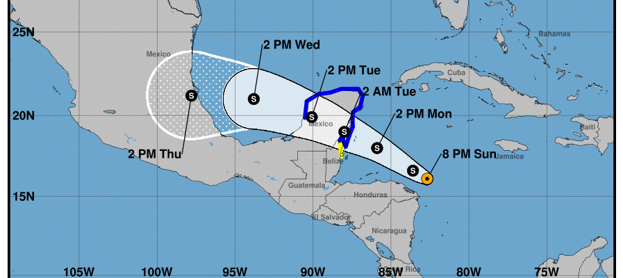 tropical storm franklin