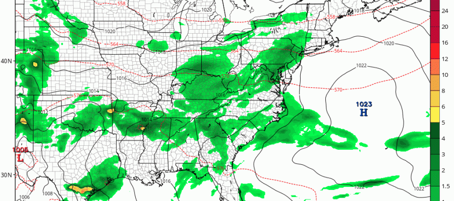 thudnerstorms popping