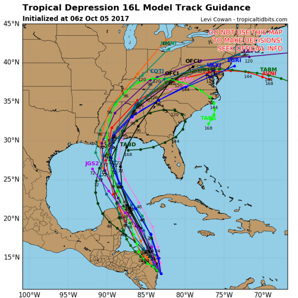 weekend outlook tropical storm nate