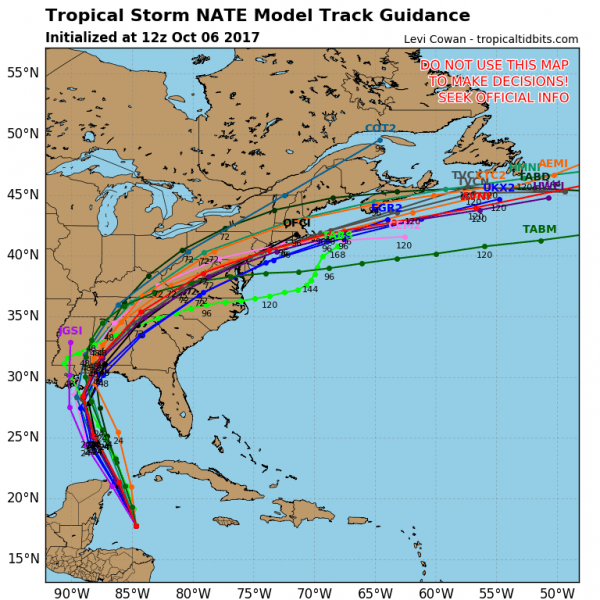 hurricane warning nate
