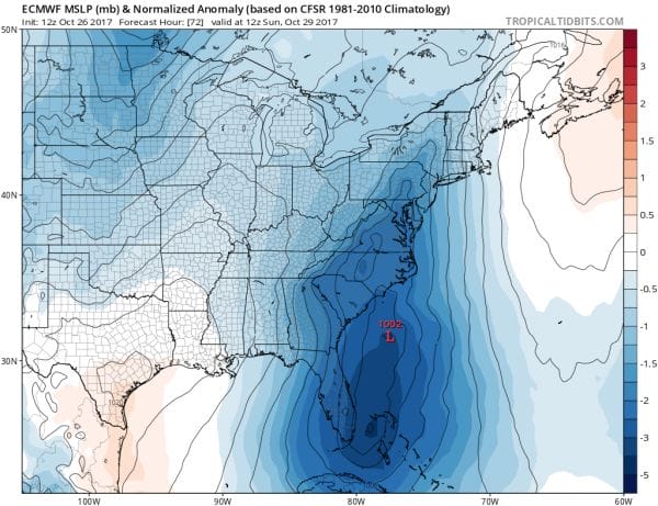 major storm sunday night