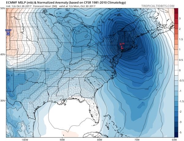 major storm sunday night