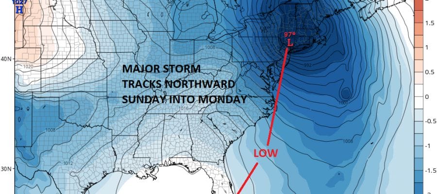 major storm sunday night