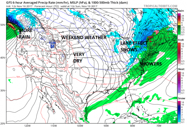 thanksgiving week weather
