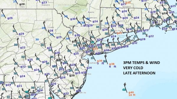 very cold november afternoon