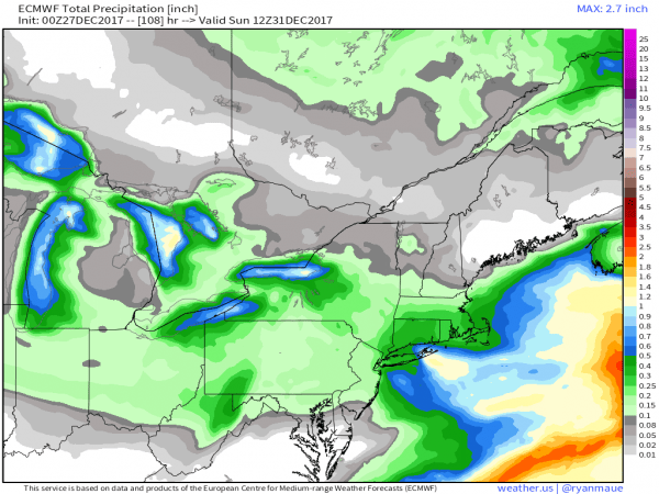 euro snow weather models