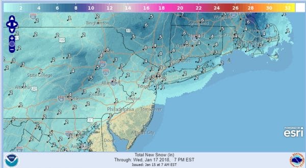 snow forecasts