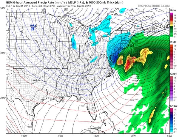 major atlantic ocean storm