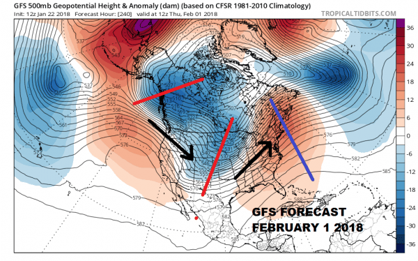 weather models winter weather pattern