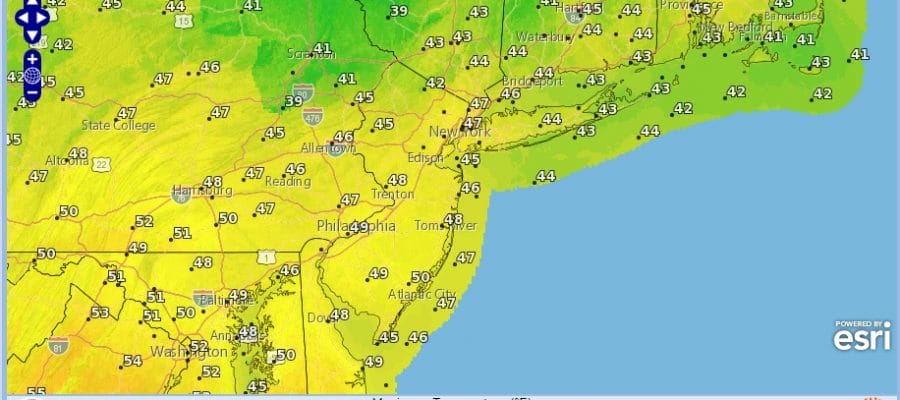 weekend weather warmer