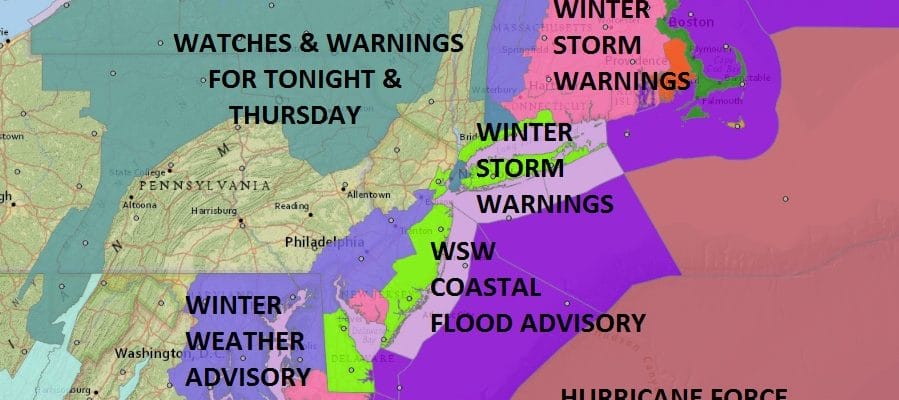 winter storm warnings
