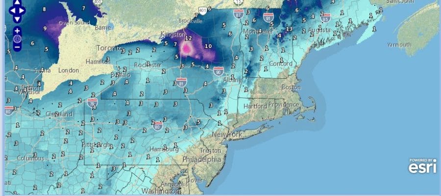 Snow Forecasts Super Bowl Sunday 02030208 Updated
