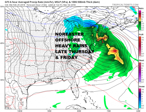 Miserable Sunday Rain Weather Improves Monday Noreaster Late Next Week