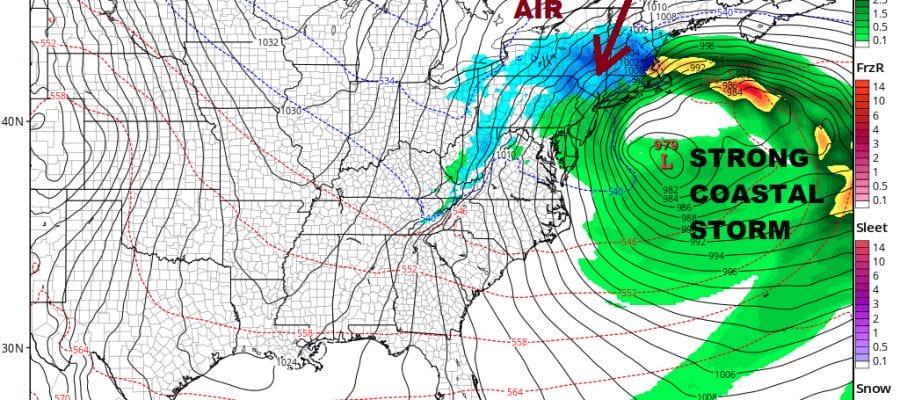 Europe Britain Snow Cold Noreaster East Coast Late Week