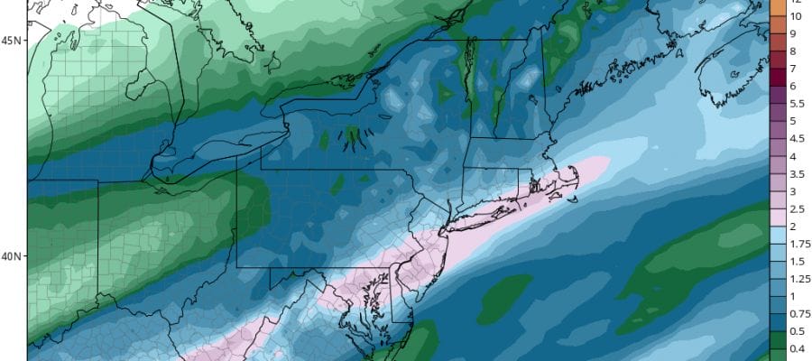 Snow Showers Moving Northeast Rainy Weekend Ahead