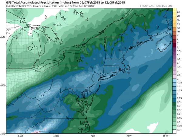 Snow Freezing Rain Moving Northward 02072018