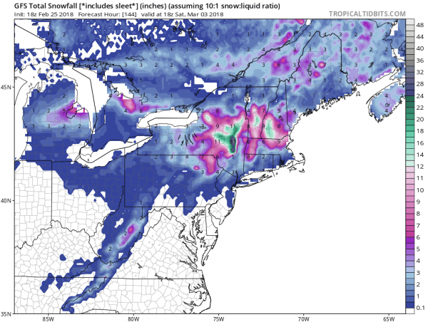 Europe Britain Snow Cold Noreaster East Coast Late Week