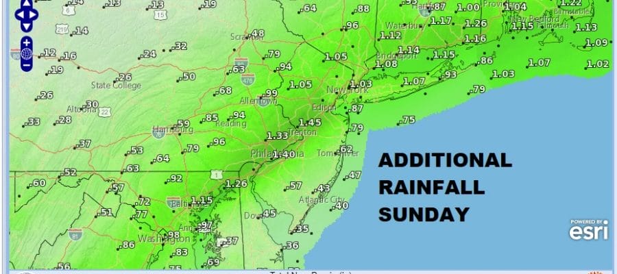 Flood Watch Continues New Jersey Heavy Rains Flooding Likely