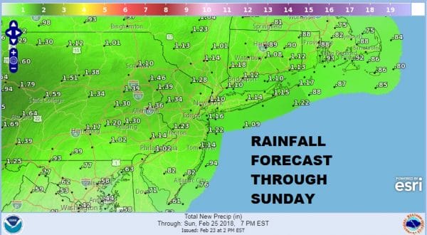 Showers Moving Northeast Gloomy Weekend