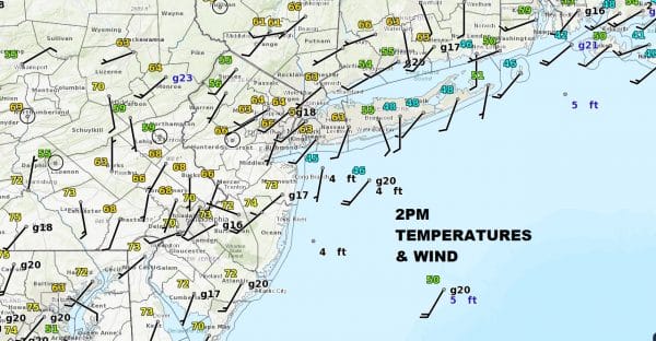 Springlike 70s Central South Jersey 40s Eastern Long Island