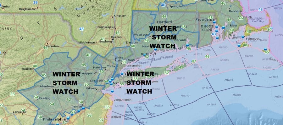 Winter Storm Watch Late Saturday Early Sunday Morning
