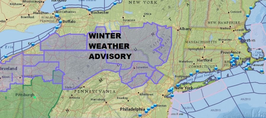 WINTER WEATHER ADVISORY ICE ACCUMULATION FORECAST