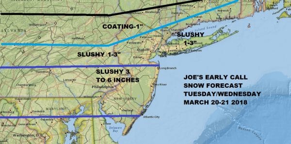 Snow Threat More South & East NYC Watching Second Storm Offshore