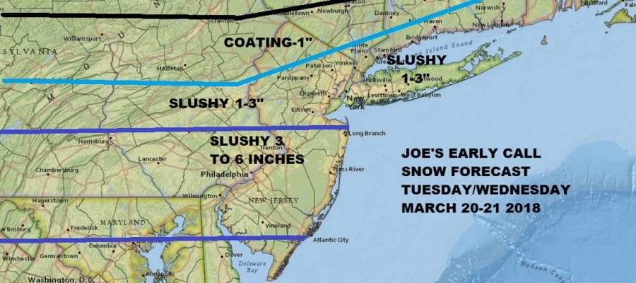 Snow Threat More South & East NYC Watching Second Storm Offshore