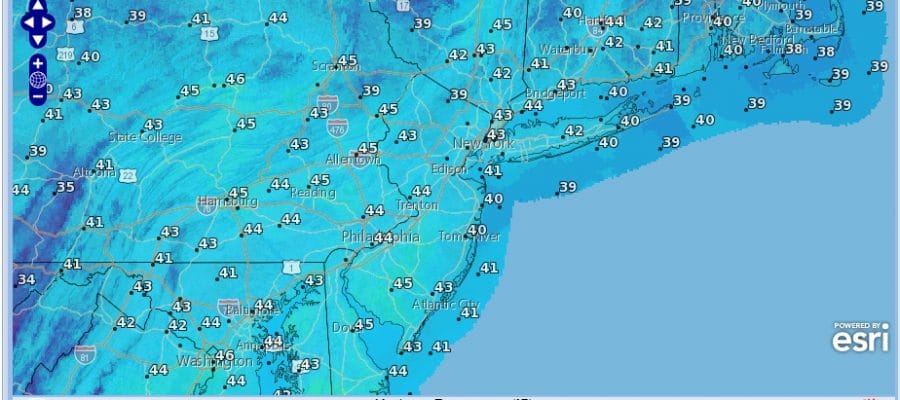 Snow Showers Dotting Radars Warmer Weather Week Ahead