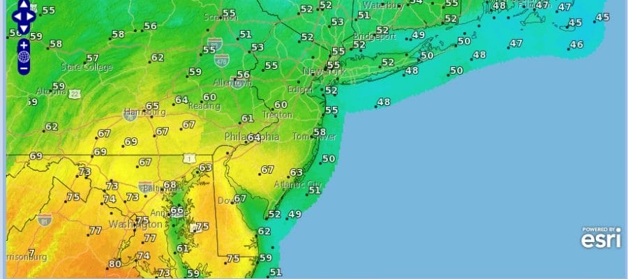 Another Day Clouds Fog Showers Tonight Friday Nice Easter Weekend