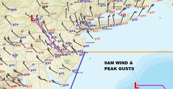 Fierce Noreaster Winds Increasing Rain Changes To Snow Inland