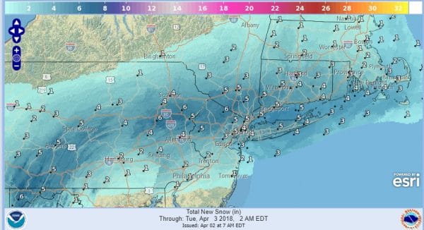 Winter Weather Advisory Continues This Morning Snow 3 to 6 Inches