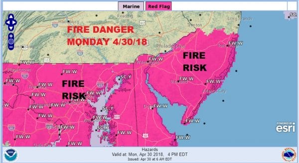 Chilly Monday Warmer Air Moving East Tuesday Through Friday