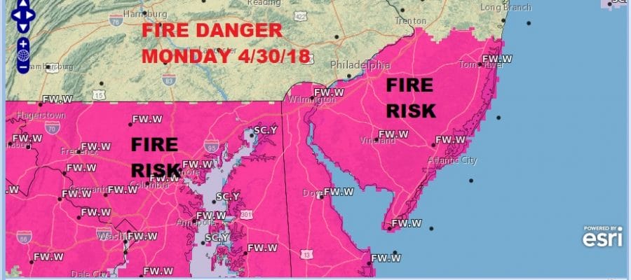 Chilly Monday Warmer Air Moving East Tuesday Through Friday
