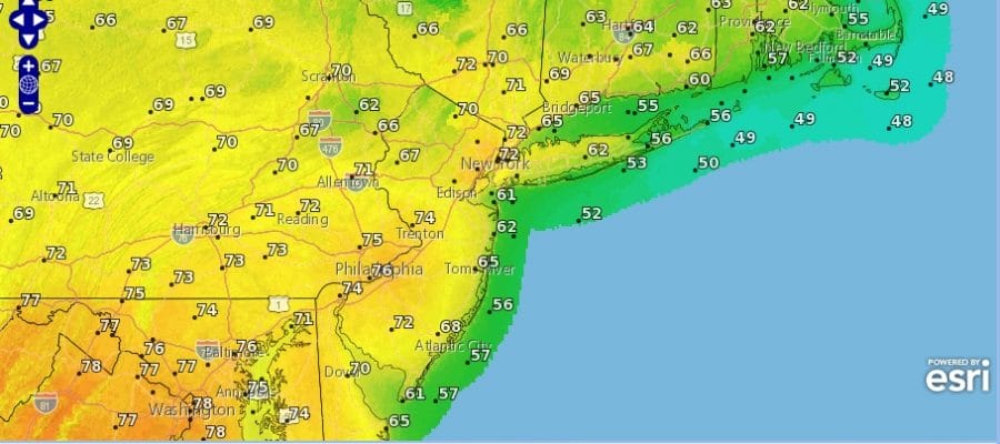 Warm Spring Temperatures But Watch The Backdoor Cold Front Damp Start Another Shower Weather Improves & Warms